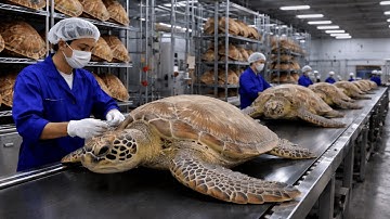 FULL PROCESS | Inside the Turtle Shell Factory – From Raw Shell to Luxury Fashion