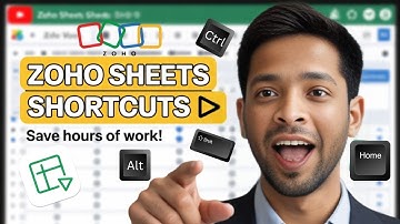 ZOHO SHEETS Full Shortcut Guide (2025) – Master Keyboard Tricks! ⚡