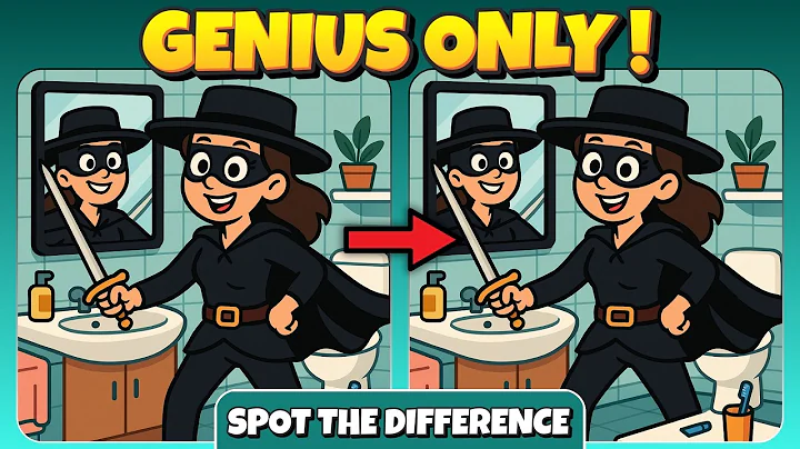 🦊Spot the Difference: Only a GENIUS finds the 3 differences in 90s! 🧠