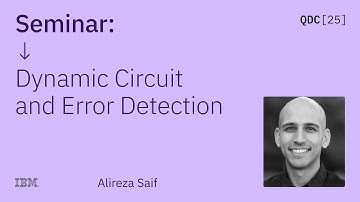 Alireza Seif | Dynamic Circuit and Error Detection | QDC 2025