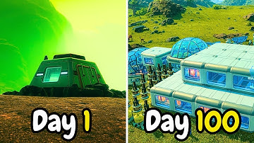I Spent 100 Days in Planet Toxicity DLC (The Planet Crafter)