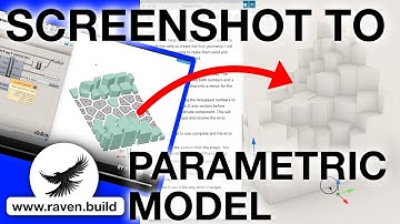 INSANE: Screenshot ➡️ Parametric Model 🤯 in Rhino Grasshopper with AI
