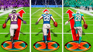 Scoring 99 Yard Touchdown with EVERY Running Back!