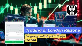 Bongkar cara Intraday trading di gold profit 170 pips #icttrader #intradaytrading #xauusdgold