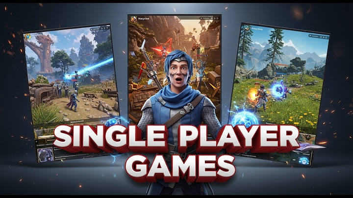 Best 10 Single Player Games Pc 2025