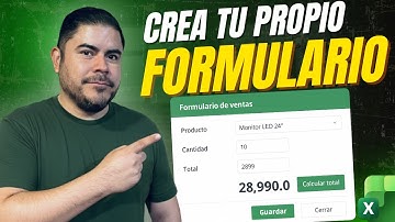 Así se Crea un Formulario profesional en Excel desde Cero (¡sin miedo al VBA!)