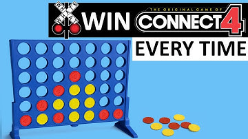 HOW TO WIN CONNECT 4 EVERY TIME