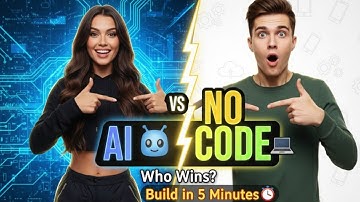 🔥 AI vs No Code Website Builders 2025 🚀 | Build a Business Website in 5 Minutes!