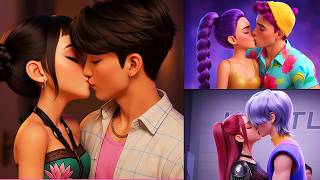 Best Couples Huntrix x Soda Pop | Kpop demon hunters | Rumi Jinu, Mira, Zoey