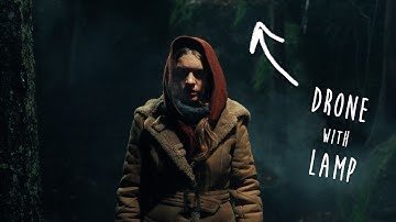 Lighting with a Drone - Kalandra Music Video BTS