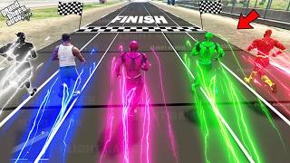 Franklin Shinchan Chop Was Challenged in Run Competition In Gta 5 | Gta V Bangla