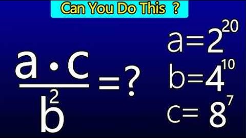 Can You Solve THIS ? How TO Simplify Exponential Expression— Step-by-Step Math Guide |Maths Olympiad