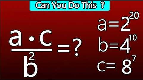 Can You Solve THIS ? How TO Simplify Exponential Expression— Step-by-Step Math Guide |Maths Olympiad