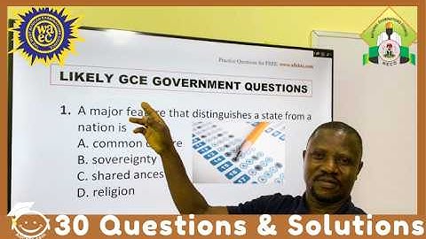 Top GCE 2025 Government Questions – Sure Exam Predictions
