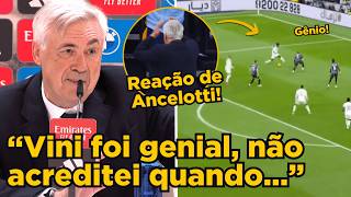 🔥GÊNIO! VINI JR FAZ GOLAÇO DRIBLANDO TIME TODO E DEIXA ANCELOTTI EM CHOQUE!