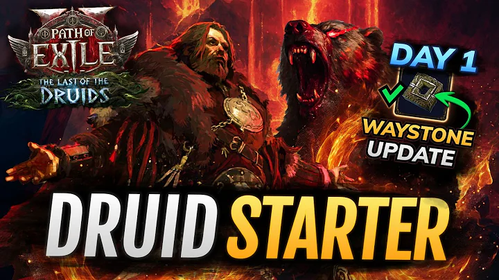 [PoE 2] BEAR Druid 0.4 Build Guide - DAY 1 TIPS for Shaman League Starter - Path of Exile 2