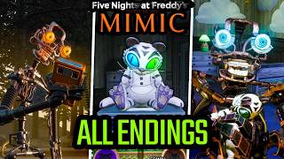 ALL ENDINGS in FNAF: Secret of the Mimic (TRUE ENDING, GOOD & BAD)[Five Nights at Freddy's] Showcase