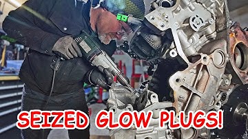 Seriously Seized Glow Plug Removal !