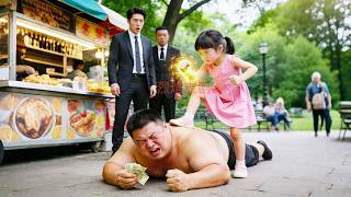 小偷當街搶劫，路過的5歲萌娃用芝麻大的拳頭竟幹倒200斤壯漢，首富認出她是祥瑞下凡，帶她回家改命！#爽劇 #逆襲 #反轉