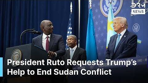 WATCH: Kenya’s President Ruto Asks Trump to Broker Sudan Peace at Rwanda-Congo Deal | AC1G