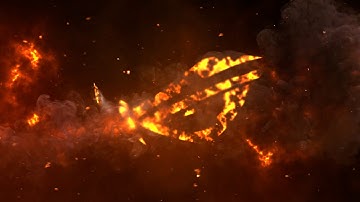 Fire Logo Reveal Intro Template for After Effects || Free Download