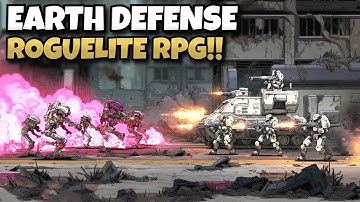 This RPG Earth Defense Roguelite is Busy but Addictive!
