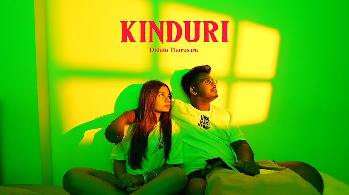 Didula Tharusara -  Kinduri (කිඳුරී) | Official Music Video