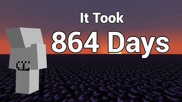 Beating Minecraft, But The Whole World Is Under Obsidian