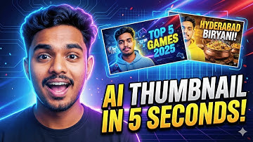 How I Create VIRAL Thumbnails in 5 SECONDS Using AI