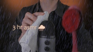 ASMR Layered Sounds, Rainy Night for Deep Sleep (No Talking, Triggers 3 Hours) Brown noise