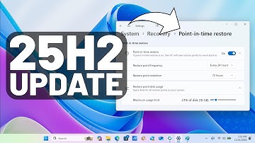 Windows 11 25H2 Build 26220.7271: NEW Point-in-time Restore, Xbox FSE for all PCs, MORE (KB5070307)