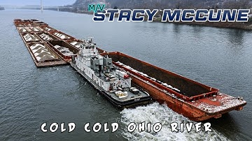 M/V Stacy McCune - Cold Cold Ohio River