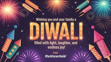 Spectacular Diwali Fireworks Animation in Python | BTechCareerGuide 🎆