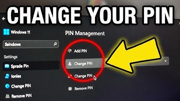 How to Change Windows PIN Windows 11 Easy Way