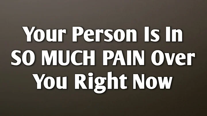Your Person Is In SO MUCH PAIN Over You Right Now || Never Give Up