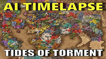 Warhammer 3: Tides of Torment TW 300 Turn AI Only Timelapse