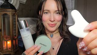 ASMR - Doing My Skincare Routine on You (layered personal attention)