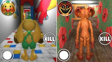 Playing as DOGDAY Big Smiling Critters vs Playing as BUNZO BUNNY POPPY PLAYTIME in Garry