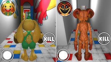 Playing as DOGDAY Big Smiling Critters vs Playing as BUNZO BUNNY POPPY PLAYTIME in Garry