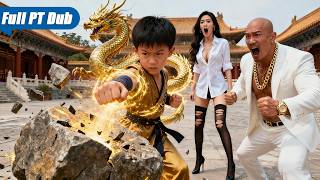 Menino de 7 anos, possuído por dragão, corta montanha com galho! Torna-se o maior espadachim!