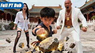 Menino de 7 anos, possuído por dragão, corta montanha com galho! Torna-se o maior espadachim!