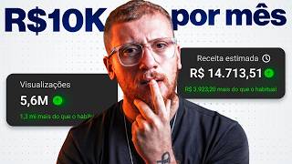 O jeito mais fácil de ganhar R$10k por mes com YouTube