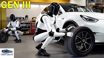 BIG Update! Elon Musk Reveals Tesla Bot Gen 4 & Gen 5 | NEW Gen 3 Version Finally NUTTY!