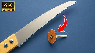 Easy Way To Sharpen A Hand Saw To Razor Sharpness For Beginners In 2 Minutes