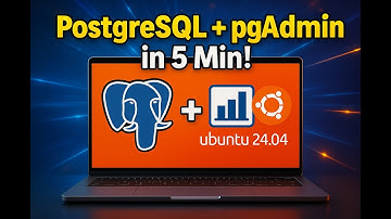 Install PostgreSQL & pgAdmin on Ubuntu 24.04 in 5 Minutes (Step-by-Step Guide)