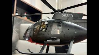 New MD500 MH-6 Little Bird🫡 Military GPS RC Helicopter | YU XIANG F119S