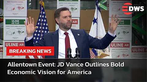 BREAKING NEWS: Vice President JD Vance Delivers Major Economic Address in Pennsylvania | AC14