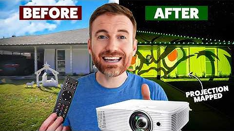 Decorating My House with an 8,000 Lumen Projector