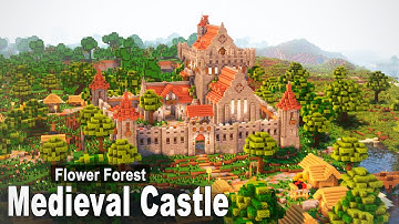 Minecraft: How to build a Medieval Castle | Tutorial Part.1