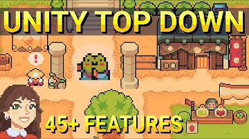 I Built a Fully Modular Unity 2D Top Down Template (45+ Features)